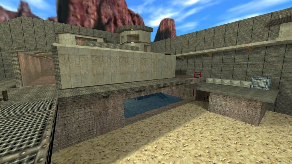 1_the_beach Half-Life Deathmatch Map