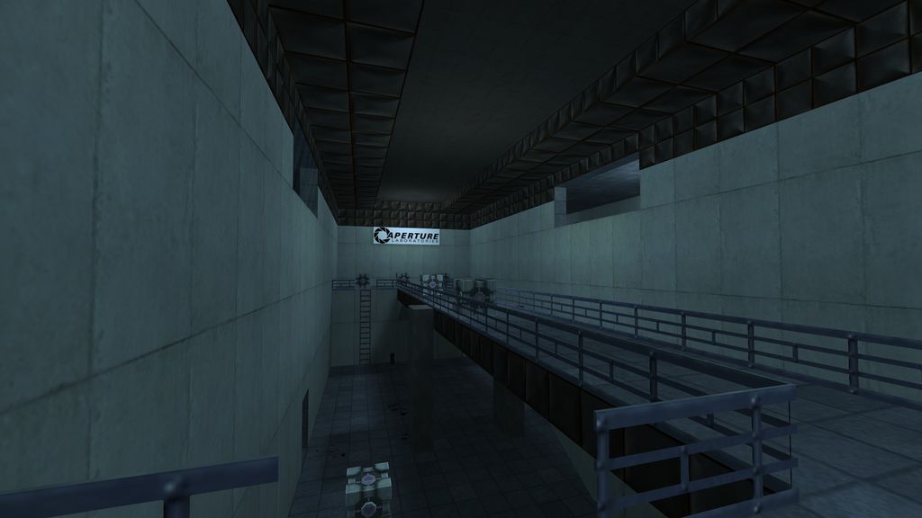 aperture Half-Life Deathmatch Map