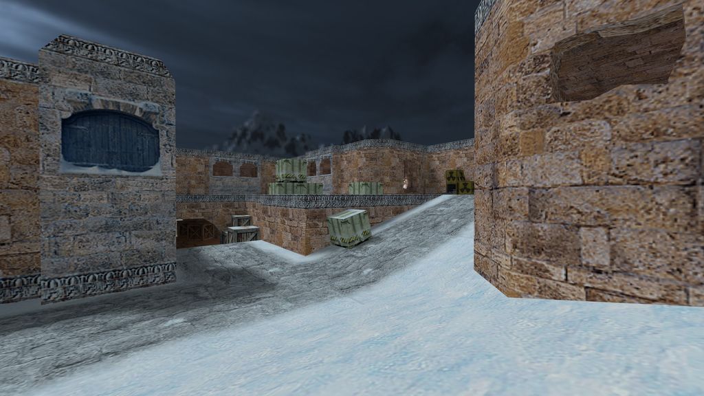 dm_dust2_snow Half-Life Deathmatch Map