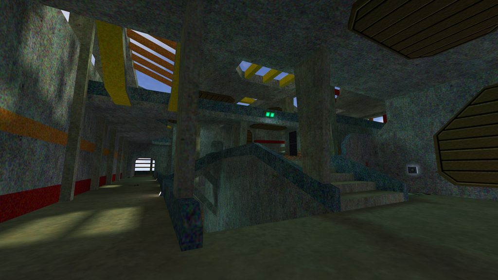suspended Half-Life Deathmatch Map